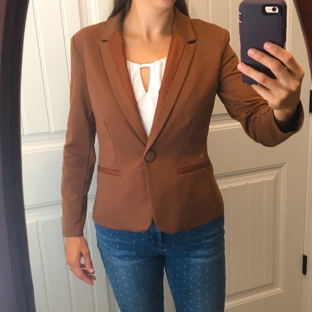Elementz Brown Jacket, Petite Small